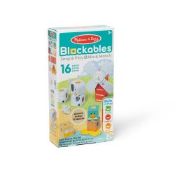 JC25 MELISSA AND DOUG - BLOCKABLES - ENSEMBLE DE JEU AMIS DE LA FERME 16 PIÈCES